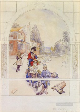Carl Larsson Painting - Swedish 1853to 1919 My Loved nes SnD SUNDBORN 1893water Carl Larsson
